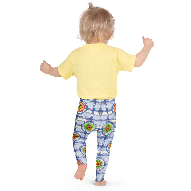 Stained Glass Mandalas Kid's Leggings - Martin K Designs