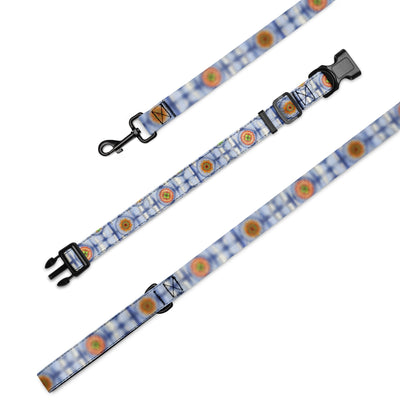 Stained Glass Mandalas Pet collar & leash - Flowstate Apparel