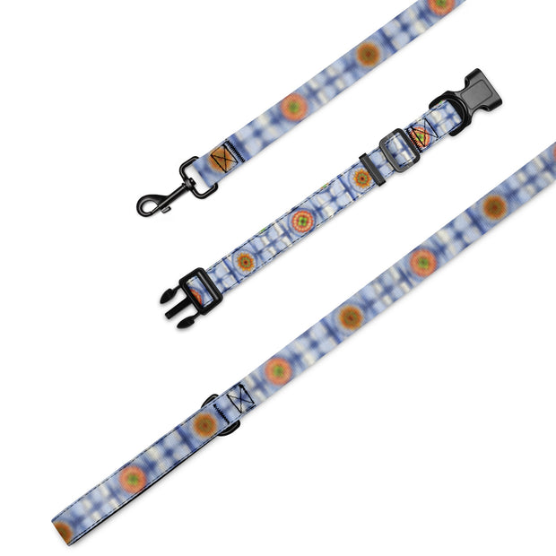 Stained Glass Mandalas Pet collar & leash - Flowstate Apparel