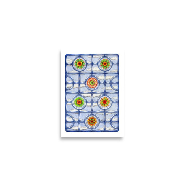 Stained Glass Mandalas Print - Martin K Designs