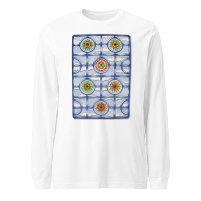 Stained Glass Mandalas Unisex Long Sleeve Tee - Martin K Designs