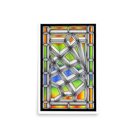 Stained Glass Print - Martin K Designs
