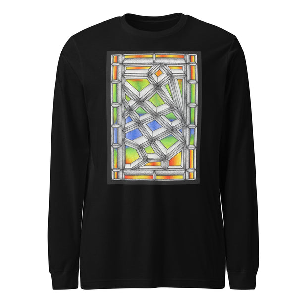 Stained Glass Unisex Long Sleeve Tee - Martin K Designs