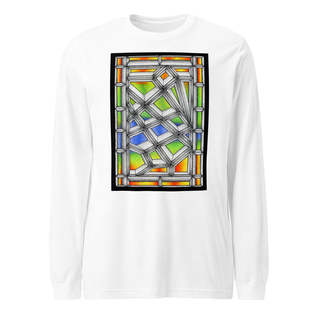 Stained Glass Unisex Long Sleeve Tee - Martin K Designs