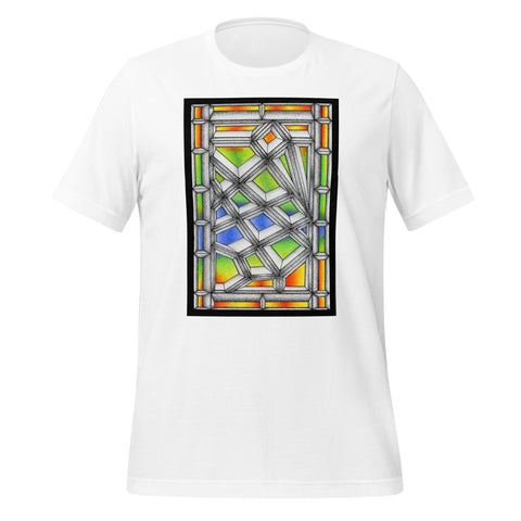 Stained Glass Unisex staple eco t-shirt - Martin K Designs
