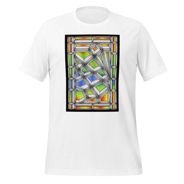 Stained Glass Unisex staple eco t-shirt - Martin K Designs