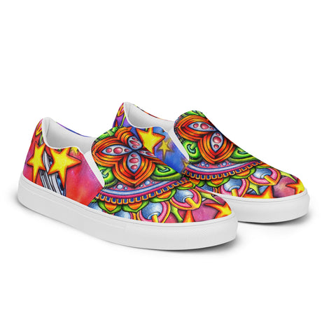 Starward women’s slip - on canvas shoes - Flowstate Apparel