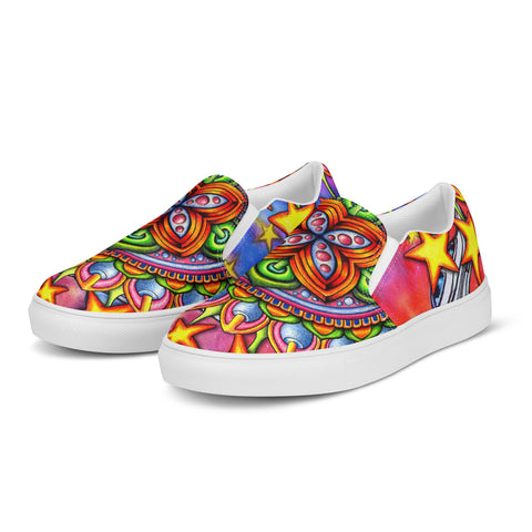 Starward women’s slip - on canvas shoes - Flowstate Apparel
