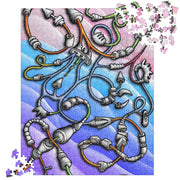 Steampunk Snake Jigsaw Puzzle - Martin K Designs