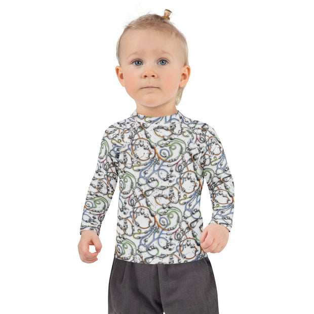 Steampunk Snake Kids Rash Guard - Martin K Designs