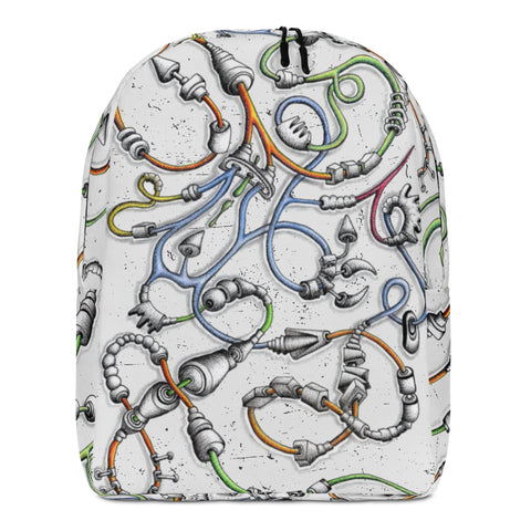Steampunk Snake Minimalist Backpack - Martin K Designs