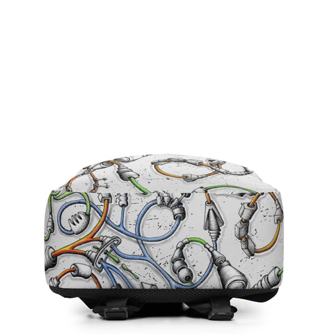 Steampunk Snake Minimalist Backpack - Martin K Designs