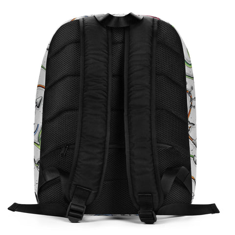 Steampunk Snake Minimalist Backpack - Martin K Designs
