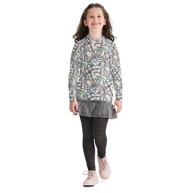 Steampunk Snake Youth Rash Guard - Martin K Designs
