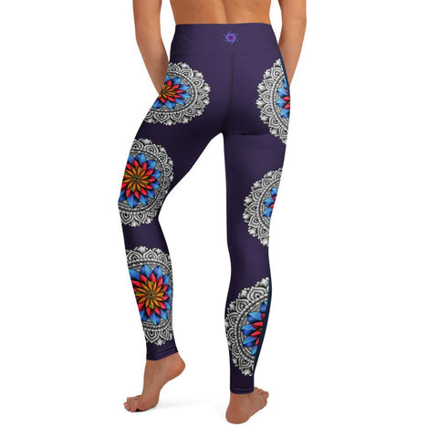 Step Out of Your Comfort Zone Yoga Leggings with inside pocket - Martin K Designs