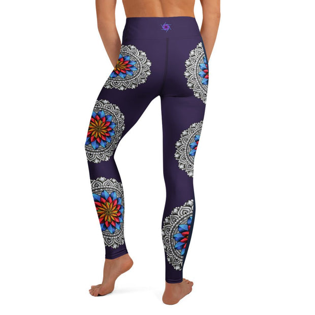 Step Out of Your Comfort Zone Yoga Leggings with inside pocket - Martin K Designs