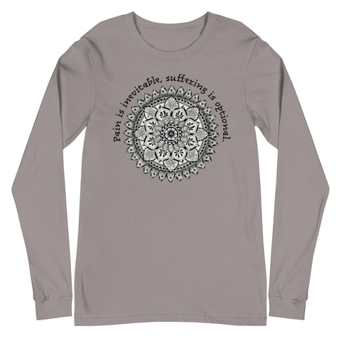 Suffering is Optional Unisex Long Sleeve Tee - Martin K Designs