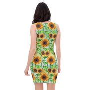 Sunflowers Bodycon Dress - Martin K Designs
