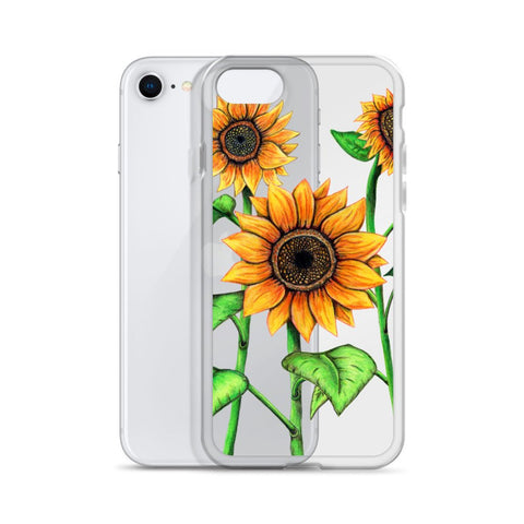 Sunflowers Clear Case for iPhone® - Martin K Designs