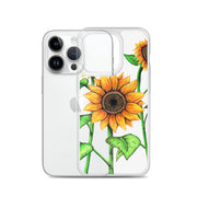 Sunflowers Clear Case for iPhone® - Martin K Designs