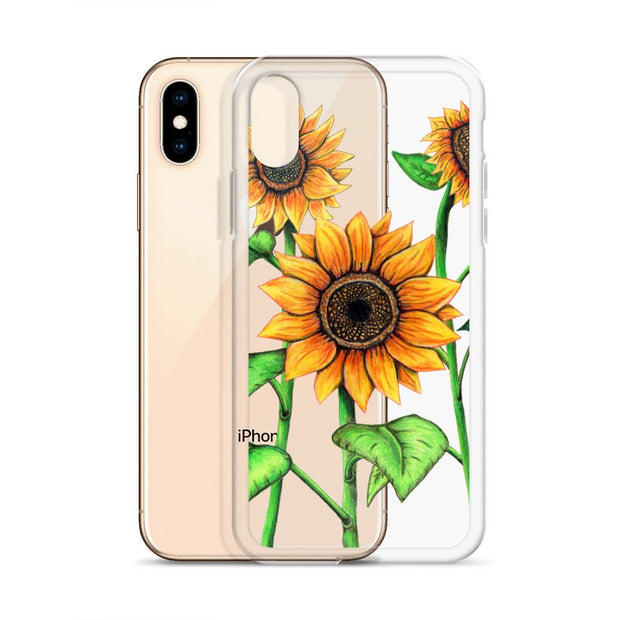 Sunflowers Clear Case for iPhone® - Martin K Designs