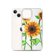 Sunflowers Clear Case for iPhone® - Martin K Designs