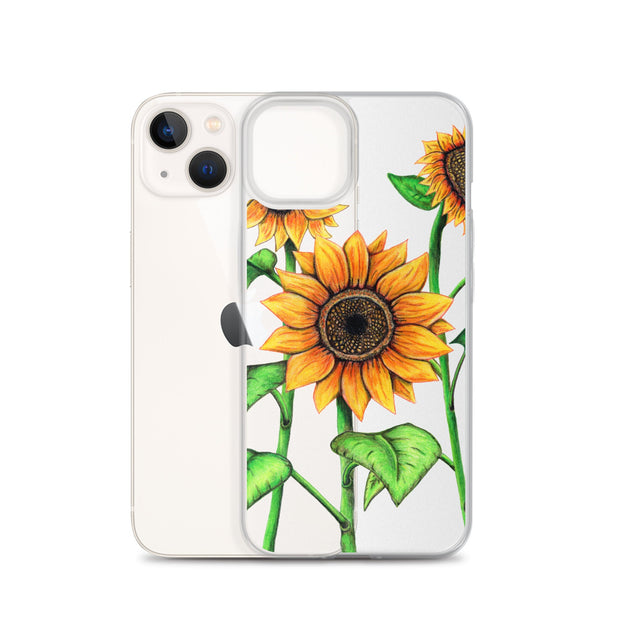 Sunflowers Clear Case for iPhone® - Martin K Designs