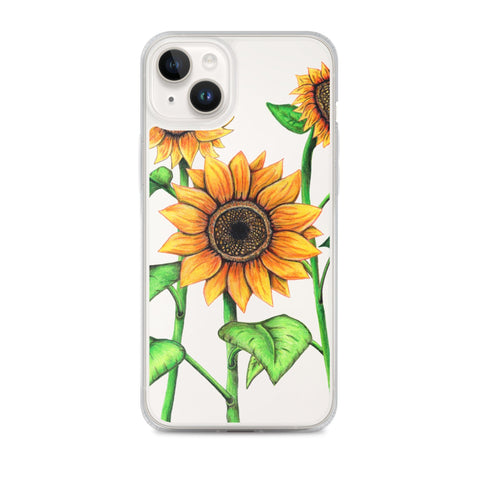 Sunflowers Clear Case for iPhone® - Martin K Designs