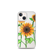 Sunflowers Clear Case for iPhone® - Martin K Designs