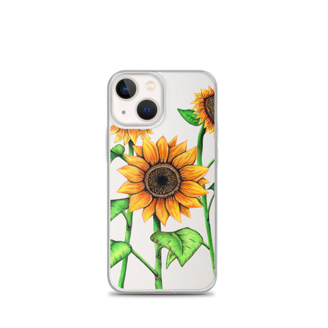 Sunflowers Clear Case for iPhone® - Martin K Designs