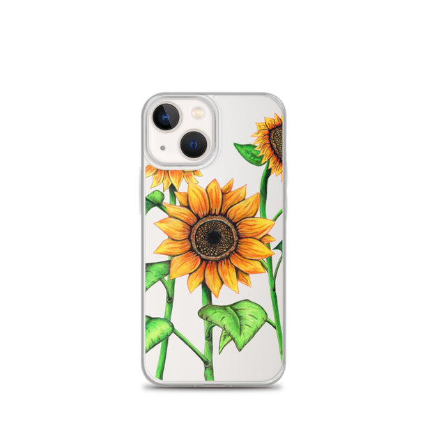 Sunflowers Clear Case for iPhone® - Martin K Designs