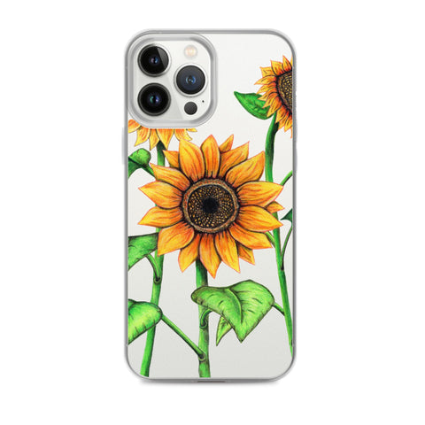Sunflowers Clear Case for iPhone® - Martin K Designs