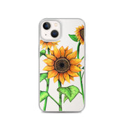 Sunflowers Clear Case for iPhone® - Martin K Designs