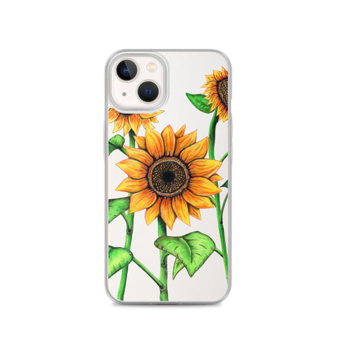 Sunflowers Clear Case for iPhone® - Martin K Designs