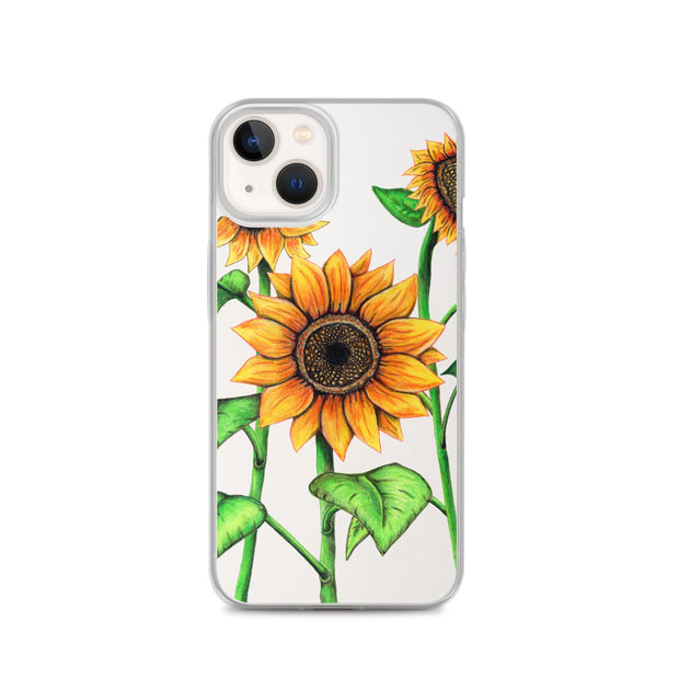 Sunflowers Clear Case for iPhone® - Martin K Designs