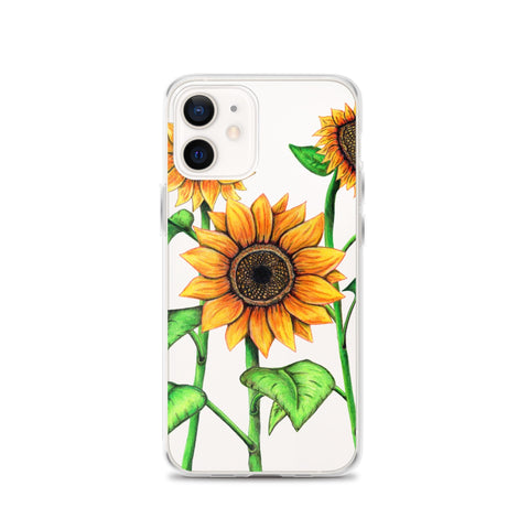 Sunflowers Clear Case for iPhone® - Martin K Designs