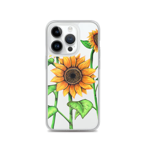 Sunflowers Clear Case for iPhone® - Martin K Designs