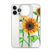 Sunflowers Clear Case for iPhone® - Martin K Designs