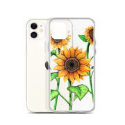 Sunflowers Clear Case for iPhone® - Martin K Designs