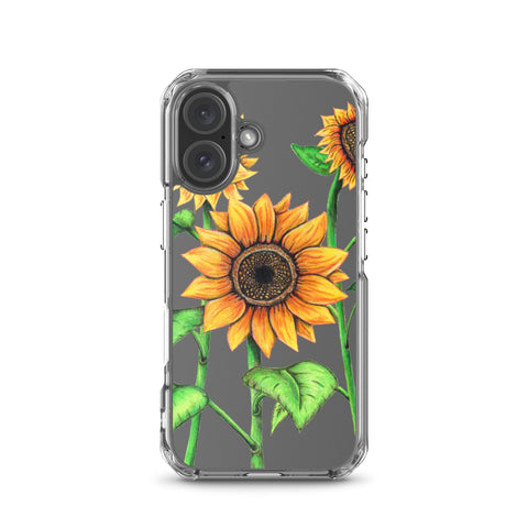 Sunflowers Clear Case for iPhone® - Martin K Designs