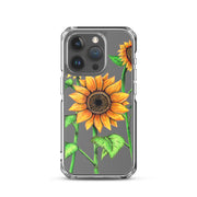Sunflowers Clear Case for iPhone® - Martin K Designs