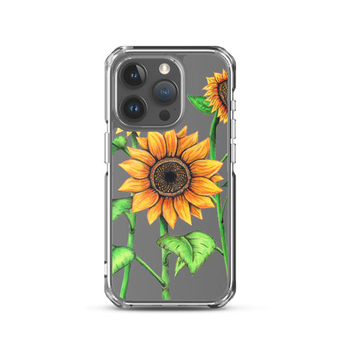 Sunflowers Clear Case for iPhone® - Martin K Designs