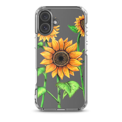 Sunflowers Clear Case for iPhone® - Martin K Designs