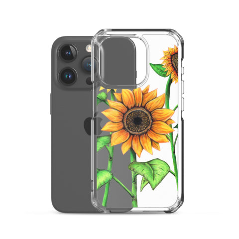 Sunflowers Clear Case for iPhone® - Martin K Designs