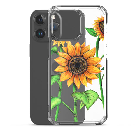 Sunflowers Clear Case for iPhone® - Martin K Designs