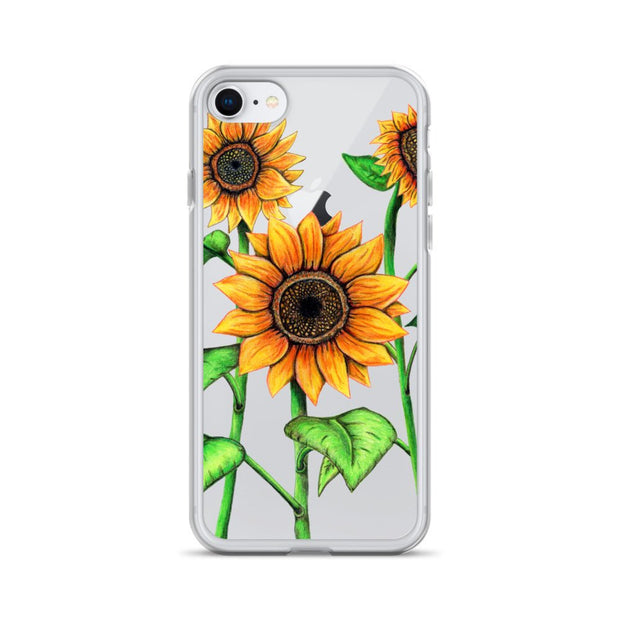 Sunflowers Clear Case for iPhone® - Martin K Designs