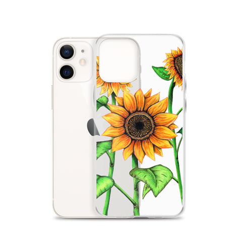 Sunflowers Clear Case for iPhone® - Martin K Designs