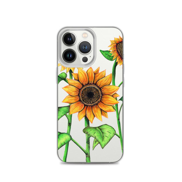 Sunflowers Clear Case for iPhone® - Martin K Designs