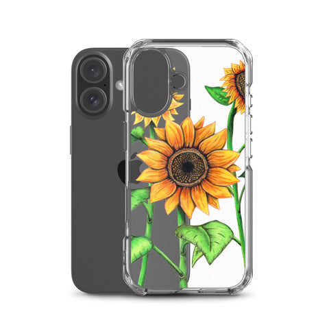 Sunflowers Clear Case for iPhone® - Martin K Designs