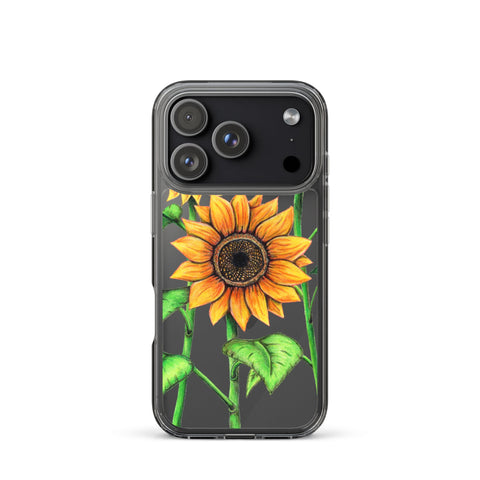 Sunflowers Clear Case for iPhone® - Flowstate Apparel